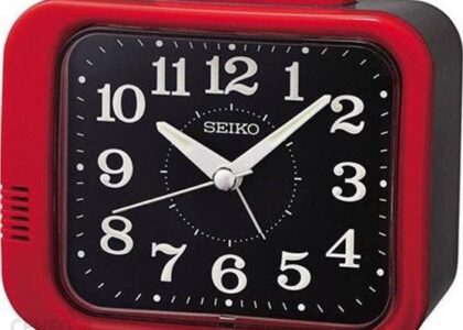 Seiko Budzik Qhk058R Bell Alarm Lumibrite