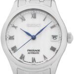 Seiko Ladies Presage Automatic White Dial Watch SRPF49J1