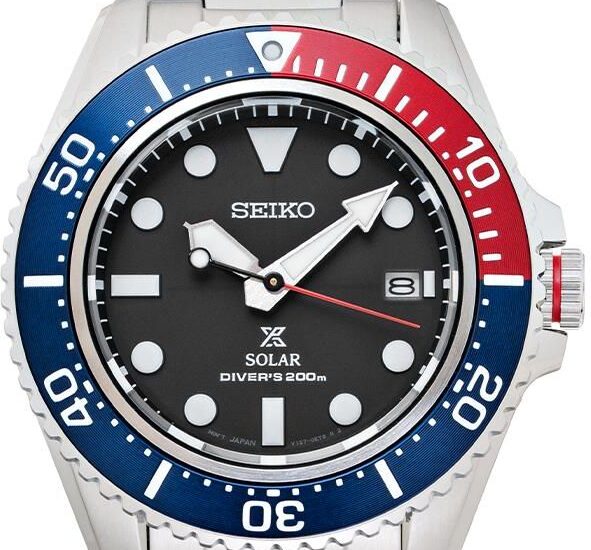 Seiko Prospex SOLAR Black Dial Stainless Steel SNE591P1