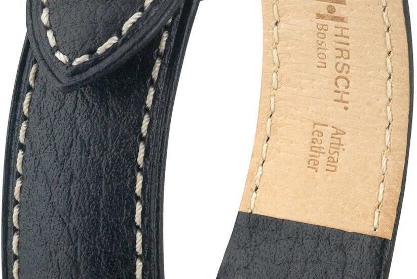 Skórzany wodoodporny pasek do zegarka 20 mm HIRSCH Boston L 01302050-2-20