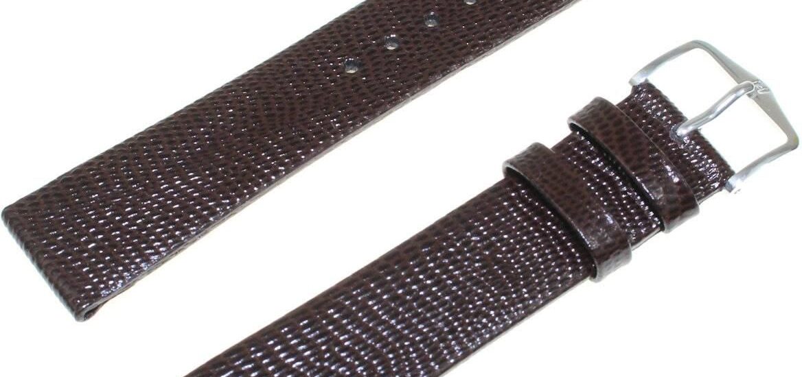 Skórzany wodoodporny pasek do zegarka 20 mm HIRSCH Medea L 03926010-2-20