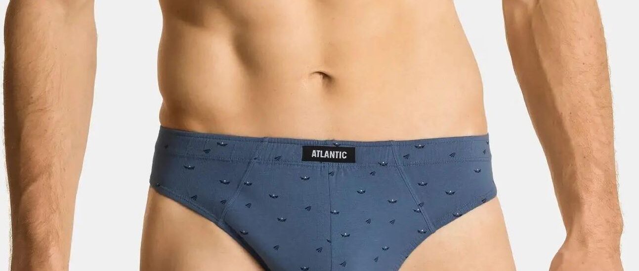 Slipy Męskie 3Mp-115 Grafitowy/Granatowy/Denim XXL
