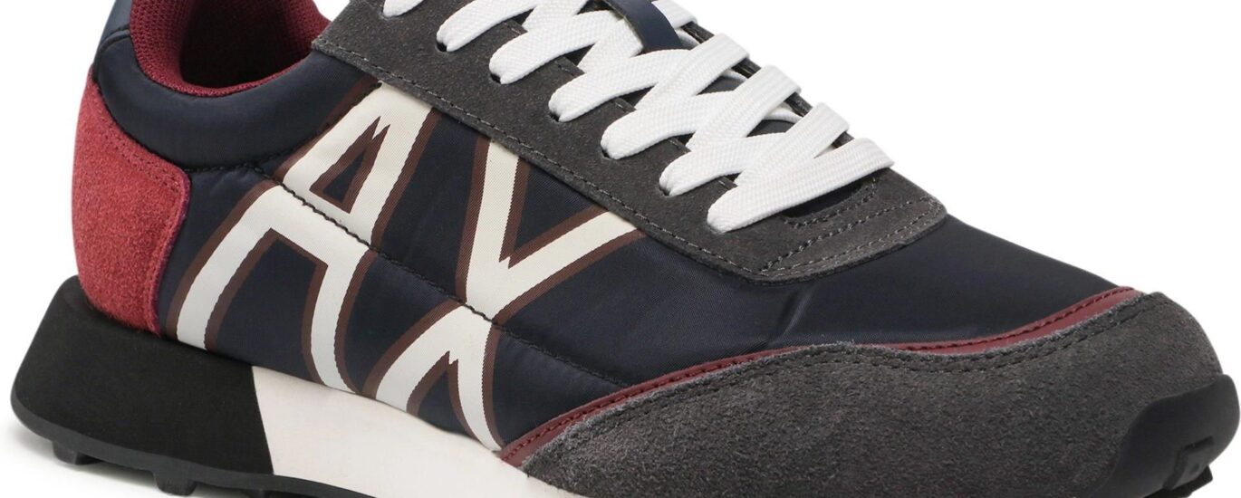Sneakersy ARMANI EXCHANGE - XUX157 XV588 S076 Navy/Off Wh/W.Wine/G