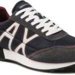 Sneakersy ARMANI EXCHANGE - XUX157 XV588 S076 Navy/Off Wh/W.Wine/G