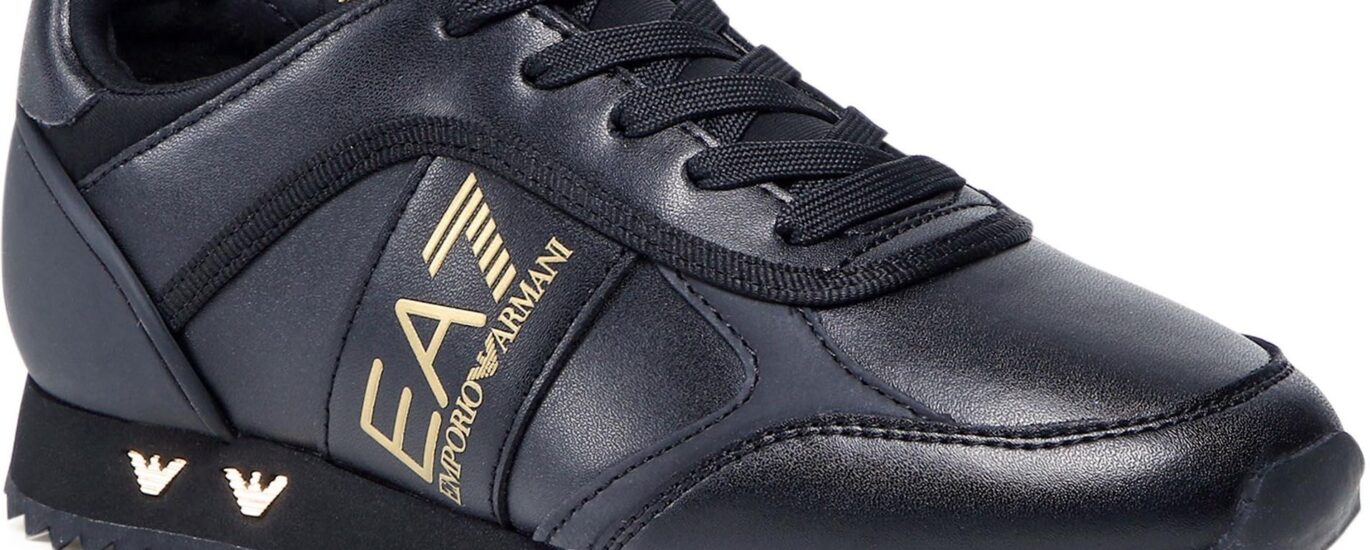 Sneakersy EA7 EMPORIO ARMANI - X8X119 XK291 R384 Triple Blk/Gold Eobu