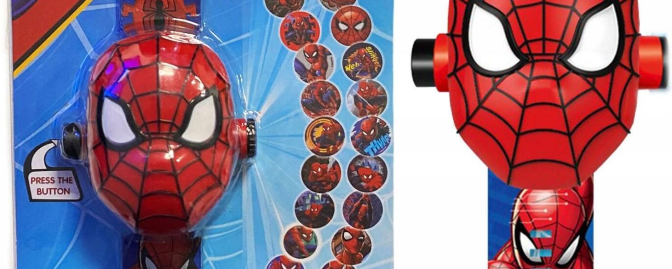 Spiderman 3D Z Projektorem Człowiek Pająk 5905398001057