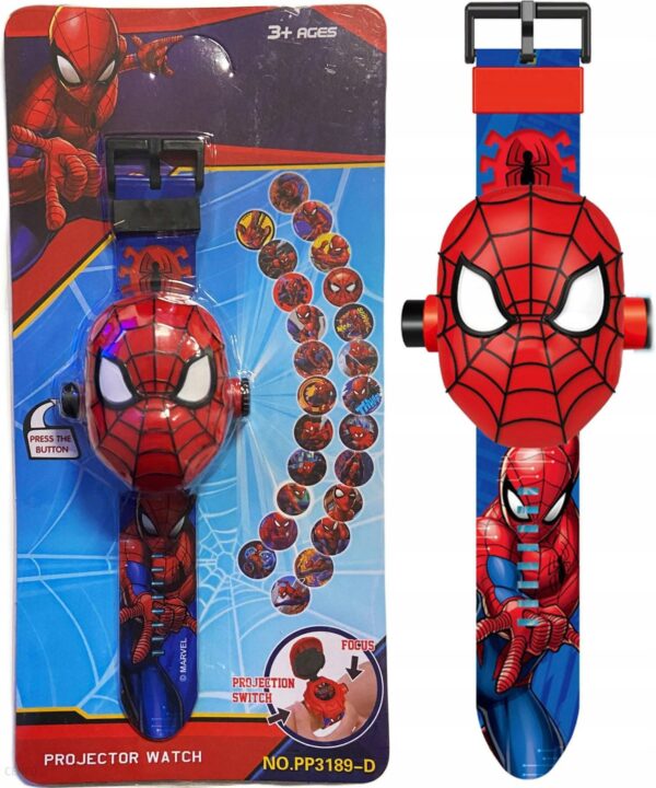 Spiderman 3D Z Projektorem Człowiek Pająk 5905398001057
