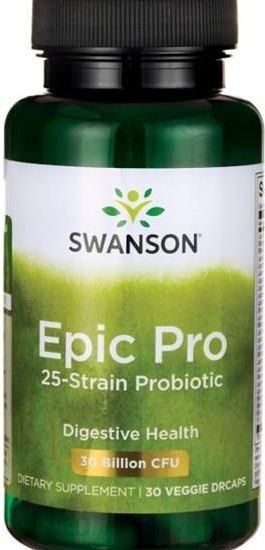 Swanson Epic Pro 25 Strain Probiotic 30 kaps.