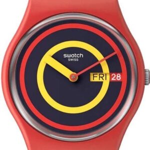 Swatch SO28R702 Concentring Red