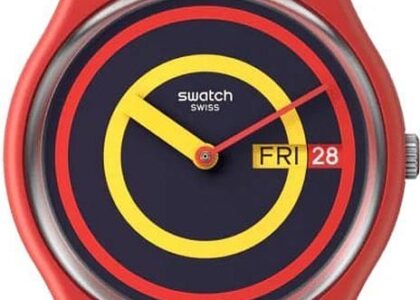 Swatch SO28R702 Concentring Red