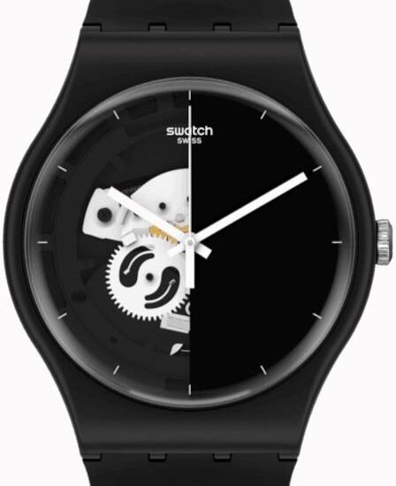 SWATCH SO32B107 BIOCERAMIC LIVE TIME BLACK