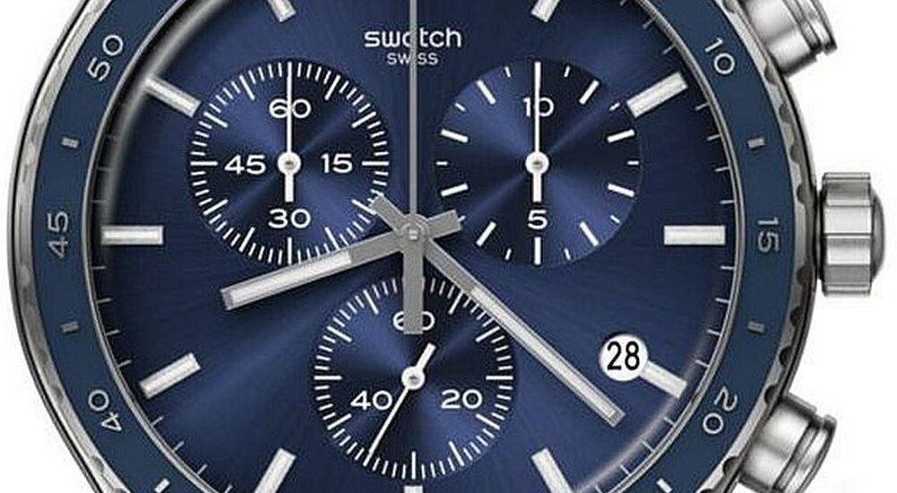 Swatch YVS496 New Irony Chrono Cobalt Lagoon