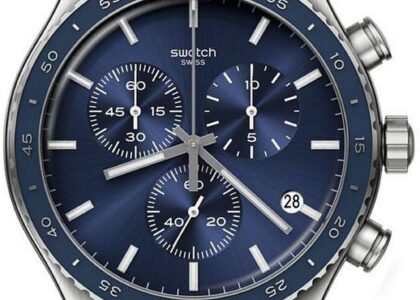 Swatch YVS496 New Irony Chrono Cobalt Lagoon