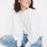 Sweter Casual Okrągły dekolt Długi Rękaw Standard