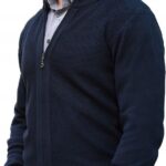 Sweter męski rozpinany granat XXL M.Lasota