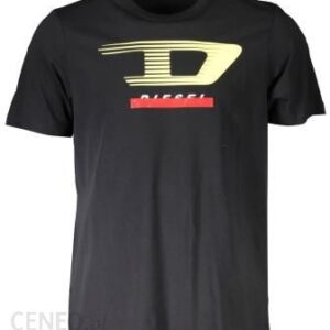 T-shirt Diesel męski czarny