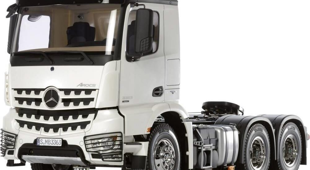 Tamiya Model Ciężarówki Rc Mercedes-Benz Arocs 3363 6X4 1:14 Elektryczny Do Samodzielnego Złożenia