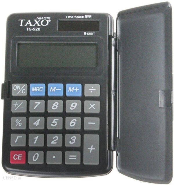 Taxo Graphic Kalkulator Kieszonkowy Tg 920 8 Pozycyjny