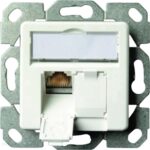 Telegärtner Gniazdo sieciowe podtynkowy 2 Porty śnieżnobiały (J00020A0500C)