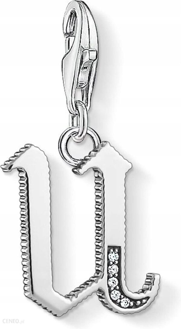 Thomas Sabo Charm wisiorek litera U Srebro 925