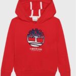 Timberland Bluza T25T59 D Czerwony Regular Fit