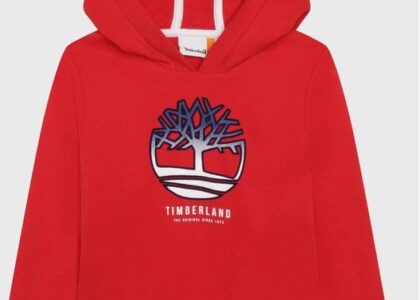 Timberland Bluza T25T59 D Czerwony Regular Fit