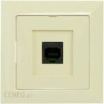 Timex Gniazdo komputerowe p/t 8pin zacisk krone LSA+ z ramką beż (GTP12OPBE)