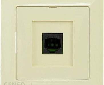 Timex Gniazdo komputerowe p/t 8pin zacisk krone LSA+ z ramką beż (GTP12OPBE)