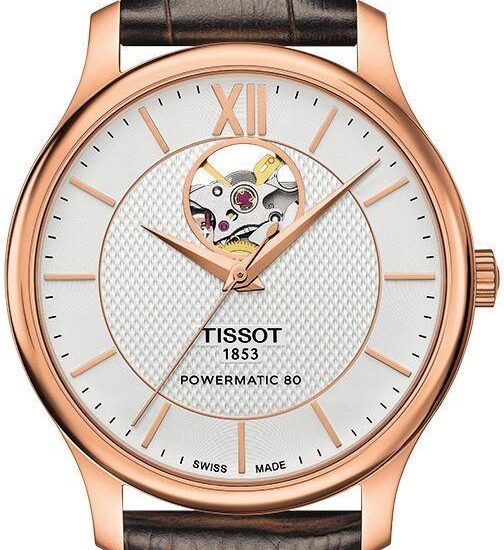 TISSOT Tradition Powermatic 80 Open Heart T063.907.36.038.00