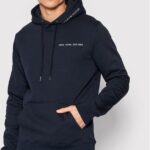 Tommy Hilfiger Bluza Multi Placement MW0MW22143 Granatowy Regular Fit