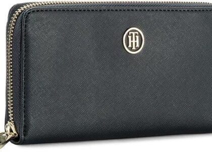 TOMMY HILFIGER Duży Portfel Damski Honey Large Za Wallet AW0AW04281