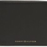 Tommy Hilfiger Duży Portfel Męski Th Premium Cc Flap And Coin AM0AM10608 Czarny