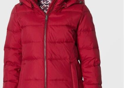 Tommy Hilfiger Kurtka puchowa Global WW0WW37455 Bordowy Regular Fit