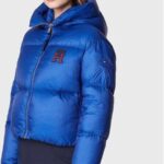 Tommy Hilfiger Kurtka puchowa Monogram WW0WW37479 Niebieski Relaxed Fit