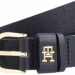 Tommy Hilfiger TH Timeless Belt Leather space blue 95 cm