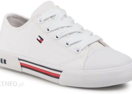 Tommy Hilfiger Trampki Low Cut Lace Up Sneaker T3X4-30692-0890 M Biały