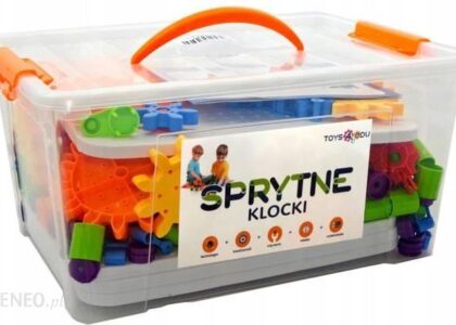 Toys4Edu Sprytne Klocki Konstrukcyjne Koła Zębate 340El.