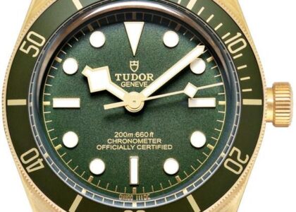 Tudor Heritage Black Bay Automatic Green Dial 18kt Yellow Gold 79018V0001