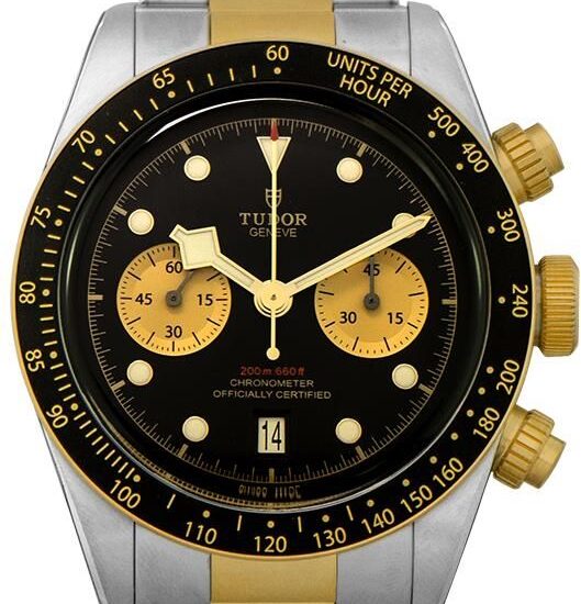 Tudor Heritage Black Bay Chrono S&G Swiss Steel Automatic Dial 79363N0001