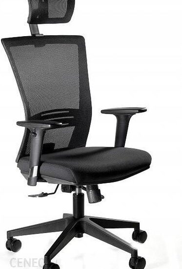 Unique Fotel Biurowy Ergonic Czarny