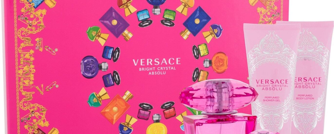Versace Bright Crystal Absolu Woda Perfumowana 90Ml + Woda Perfumowana 5Ml + Balsam Do Ciała 100Ml + Żel Pod Prysznic 100Ml