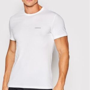 Versace Komplet 2 t-shirtów Intimo AU04023 Biały Slim Fit