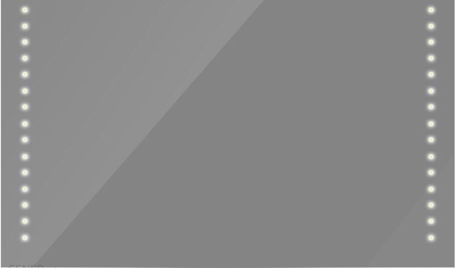 Vidaxl Lustro Łazienkowe Led 100X60