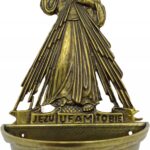 Vinci Kropielnica Metalowa Wisząca Jezu Ufam Tobie