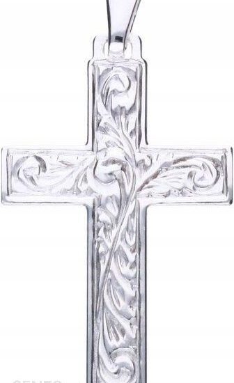 Wisiorek Zawieszka Srebrny Krzyż Krzyżyk