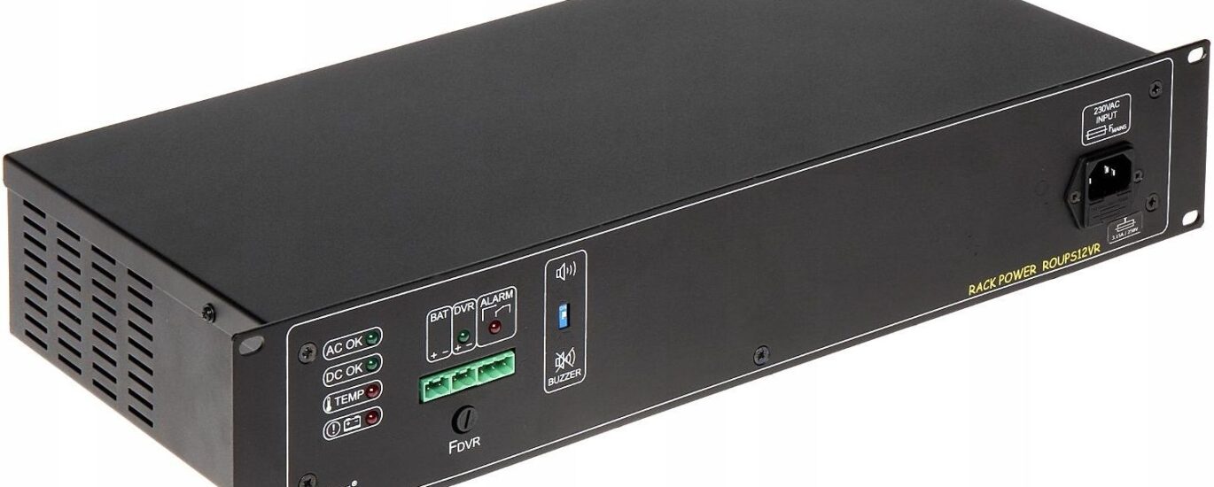 Zasilacz Buforowy Impulsowy Rack Ro-Ups-12Vr