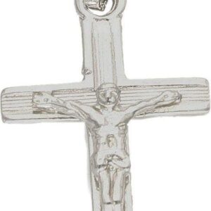 Zawieszka srebrny krzyżyk z wizerunkiem Jezusa DIA-ZAW-6650-925