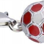 Zawieszka Srebro Charms Zawieszka Piłka Nożna