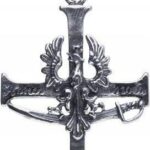 Zawieszka Wisiorek Patriotyczny Orzeł Krzyż Honor