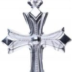 Zawieszka Wisiorek Srebrny Krzyż Krzyżyk